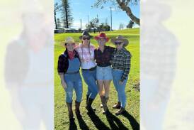 Best dressed went to the Cowgirls (AKA midwives) Team Broni Brenton, Margaret Binskin, Lisa Turnbull and Jodie Barnett. Picture supplied