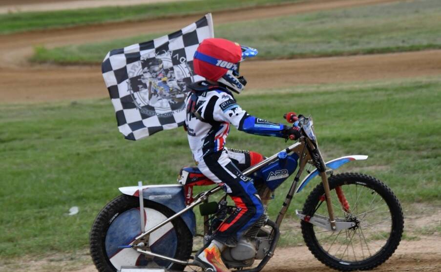 Sonny Spurgin has won the first round of the Darcy Ward Speedway Championship. Picture by Carley Spurgin