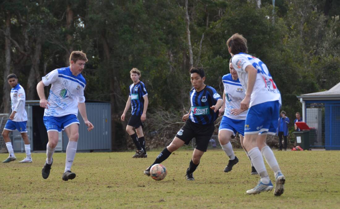 The Macleay Valley Rangers claimed a narrow win over the Port Saints at Port Macquarie on Saturday, July 22. Picture by Emily Walker