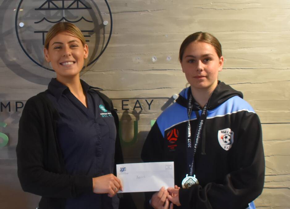Isabella Stretton selected as Kempsey Macleay RSL Club Sportsperson of the Month. Picture by Mardi Borg