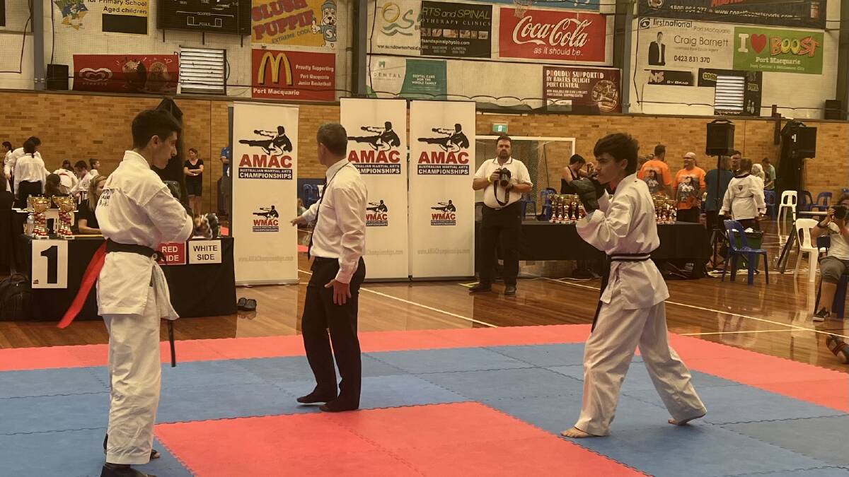 Kaiden joined Kempsey's Zen Chi Ryu Martial Arts when he was 10 and quickly went on to excel in the sport. Picture supplied