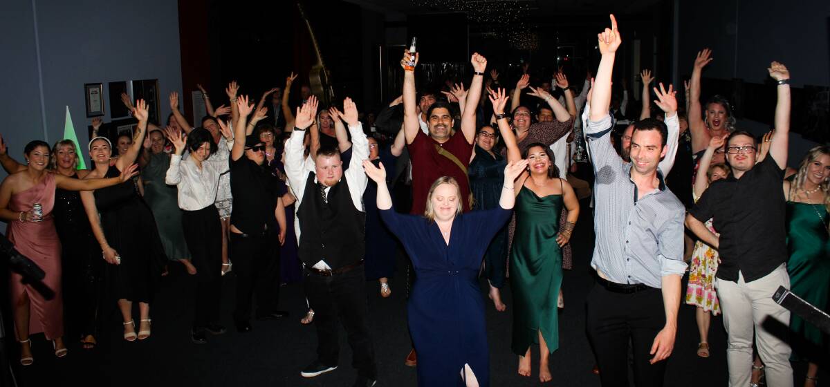 Hundreds took to the dance floor at the Kempsey Glitz and Glamour Ball. Picture supplied/Kempsey Shire Council