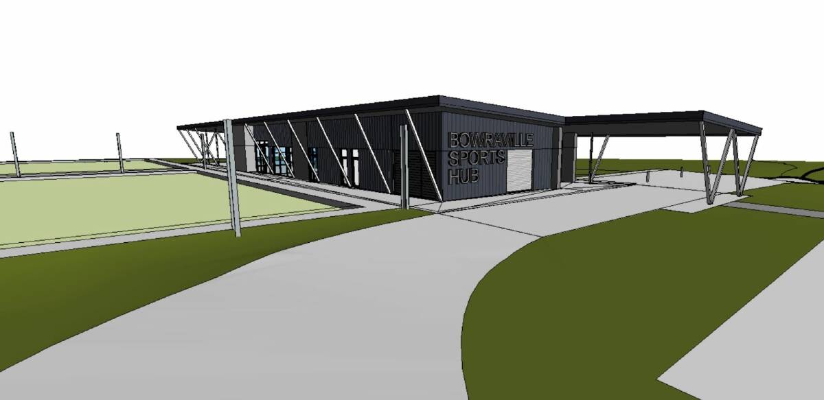 A concept drawing of the Bowraville Sports Hub. Picture, Lahey Constructions
