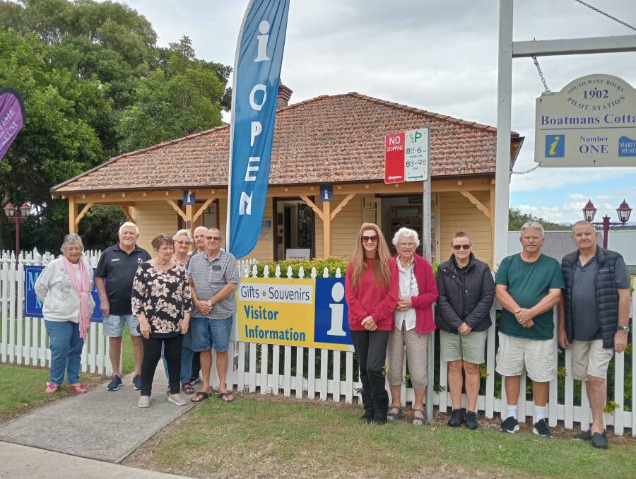 Volunteers at South West Rocks Visitor Information Centre keep the doors open seven days a week. Picture supplied Geoff Clarke