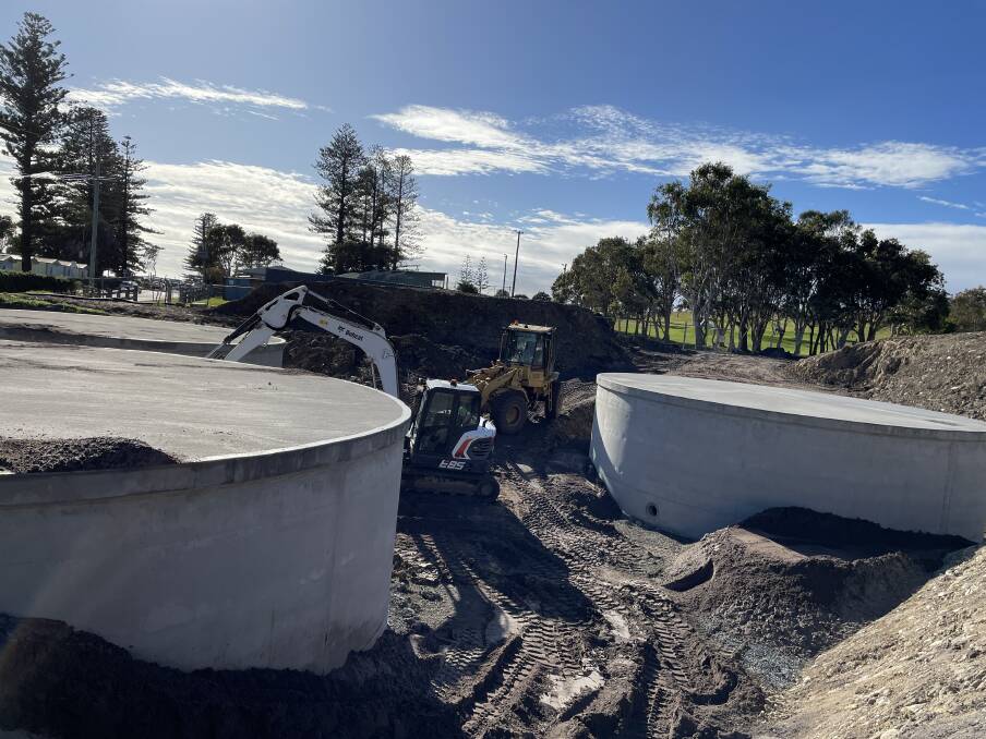 The new facility provides the groundwork for a new irrigation and wastewater system to be installed on Crescent Head Country Club grounds. Picture by Ellie Chamberlain