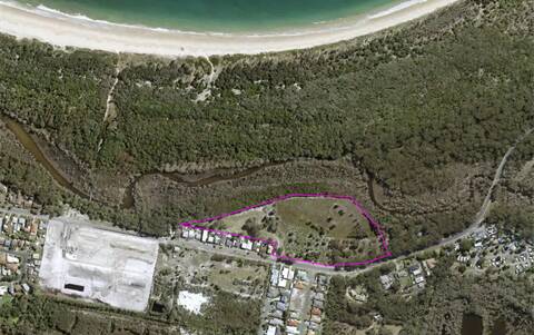 The area known as the Rise Development in South West Rocks. Picture supplied/ Kempsey Shire Council