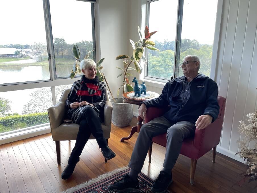 Councillor Liz Campbell and her husband Ray in their Kempsey home. Photo: Ellie Chamberlain