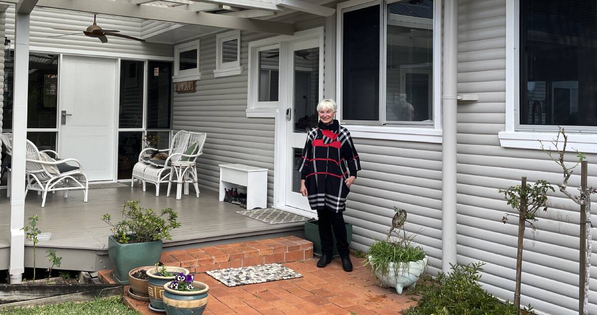Liz Campbell is proud to live in Kempsey and in the house she grew up in. Photo: Ellie Chamberlain