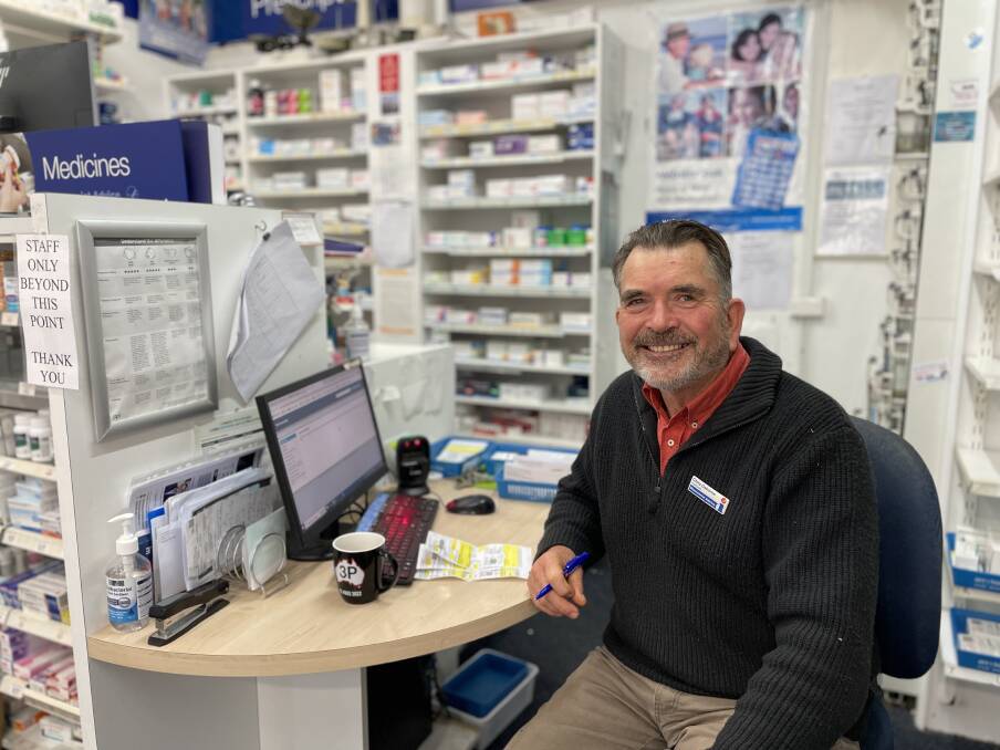 South West Rocks pharmacist Chris Osborne says the trial is designed to be performed in a professional manner. Picture by Ellie Chamberlain.