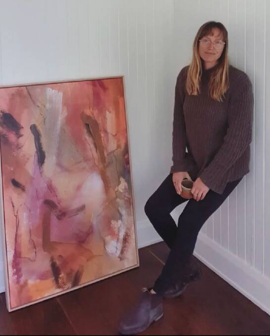 One of the first local artsits to be exhibited at Ikigai is painter Leisel Arden. Picture Supplied