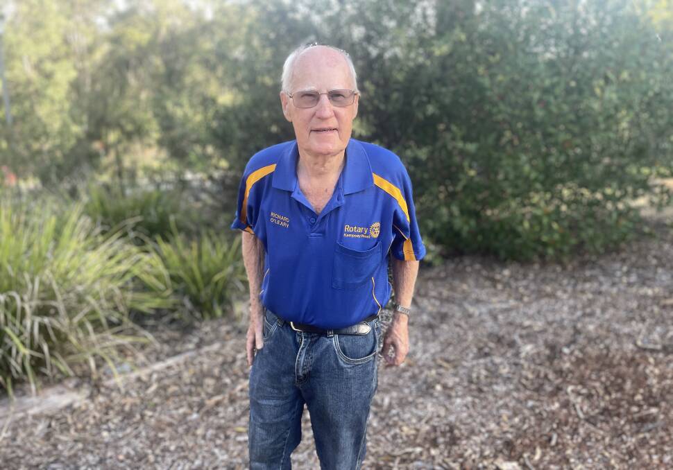 Richard O'Leary has been a member of the Rotary Club of West Kempsey for more than four decades and has been a part of the SEC since it began in 2000. Picture by Ellie Chamberlain