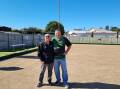 (L-R) Shane Fuller with Club President Ron Kennedy. Picture supplied Kempsey-Macleay RSL Club.