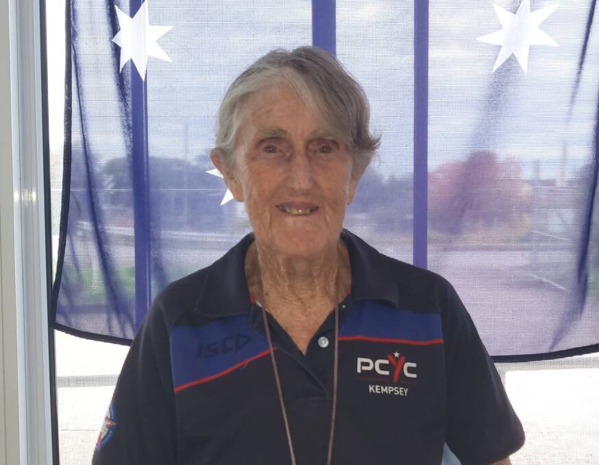 Margaret Jopling spends hours of her time every week volunteering. Picture supplied by Kempsey PCYC