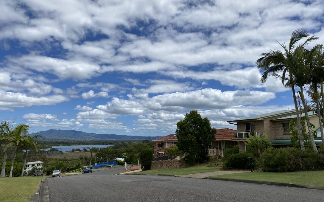 Residential street (Ocean St) at South West Rocks overlooks the Macleay River. Picture by Ellie Chamberlain
