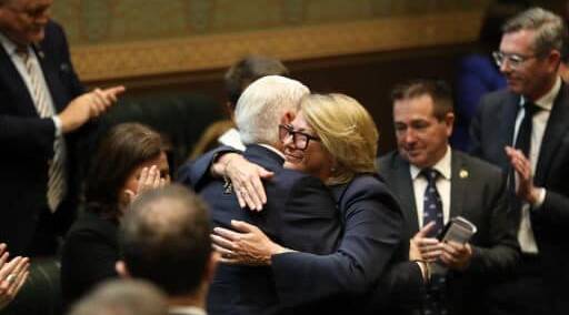 Member for Oxley Melinda Pavey received a standing ovation for her valedictory speech to the NSW Parliament. Picture, Melinda Pavey/Facebook