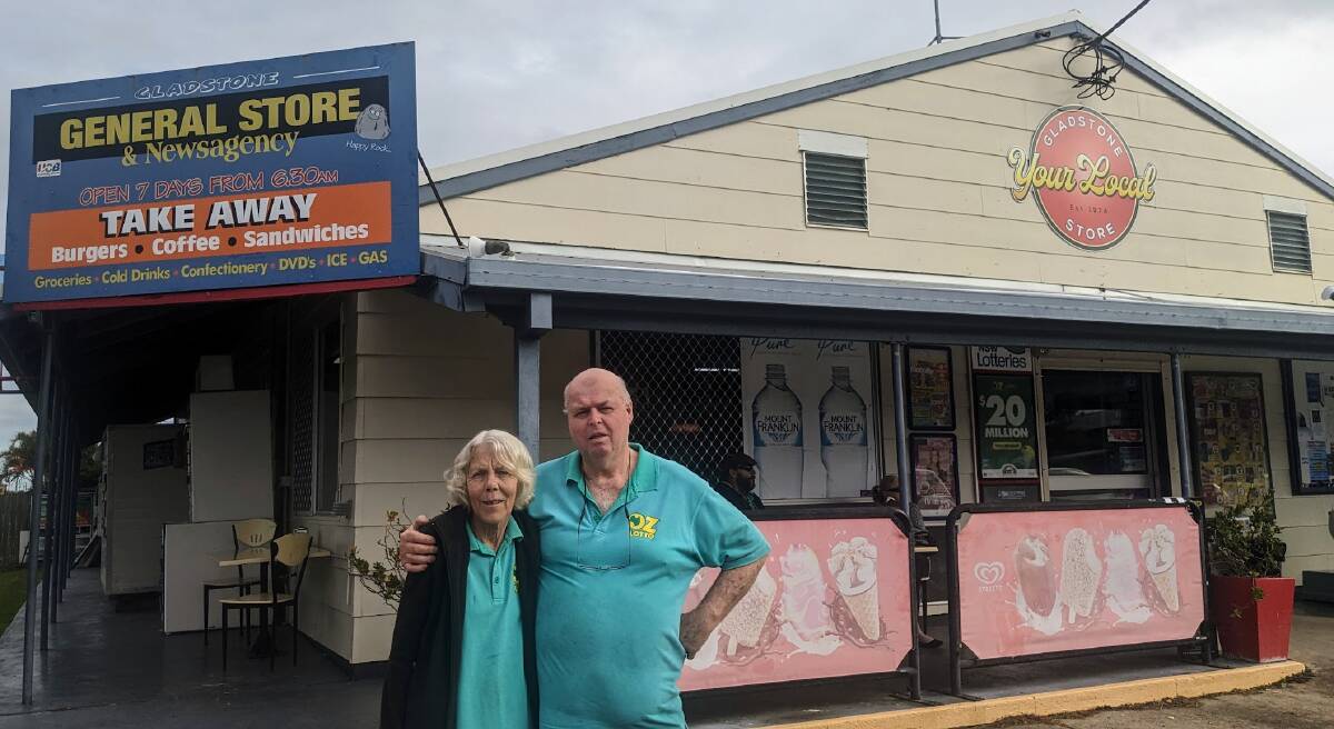 Kevin and Robyn McNaught have put their business, the Gladstone General Store, up for sale. Picture by Emily Walker 