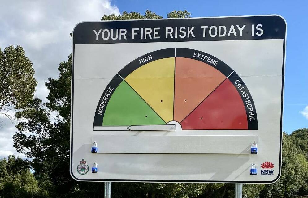 The new Australian Fire Danger Rating System comes in place today as fire season begins. Picture supplied