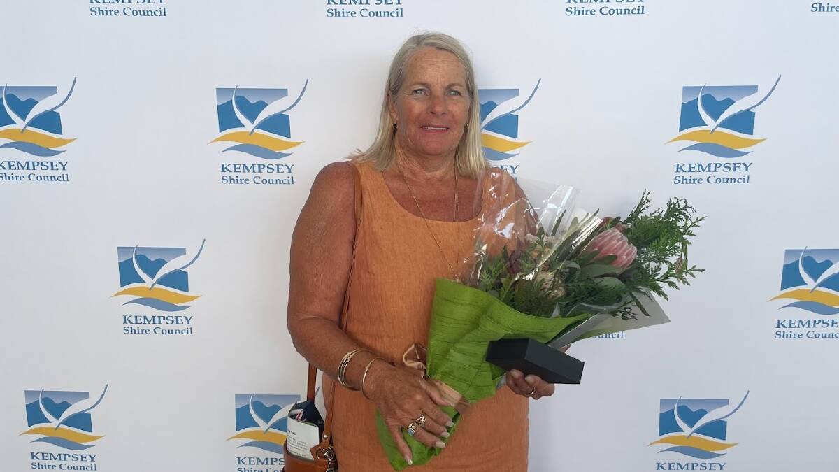 Crescent Head's Josephine 'Jo' Watts also received a Lifetime Achievement Award for her dedication to local organisations. Picture by Emily Walker