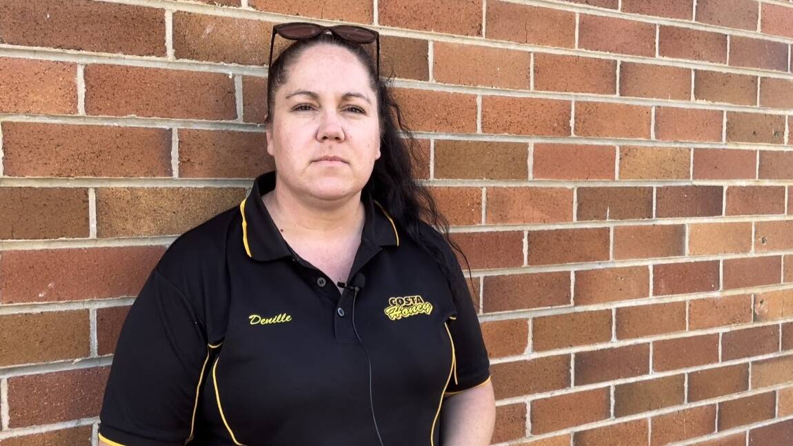 Costa Honey co-owner Denelle Banham attended the drop-in information session after losing 484 hives due to the varroa mite eradication strategy. Picture by Emily Walker