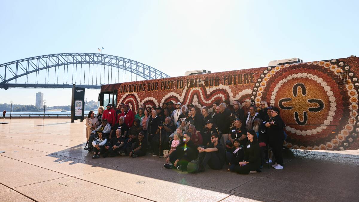 Survivors of the Kinchela Aboriginal Boys Training Home (KBH) and board members of the Kinchela Boys Home Aboriginal Corporation (KBHAC) gathered at Sydney Opera House to launch their 'Walking Together Program' on Monday, May 27. Picture supplied