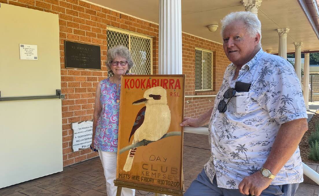 Kempsey Kookaburra RSL Day Club coordinator Maxine Mackenzie and member Neil Elphick are looking forward to another year of the social club. Picture by Emily Walker