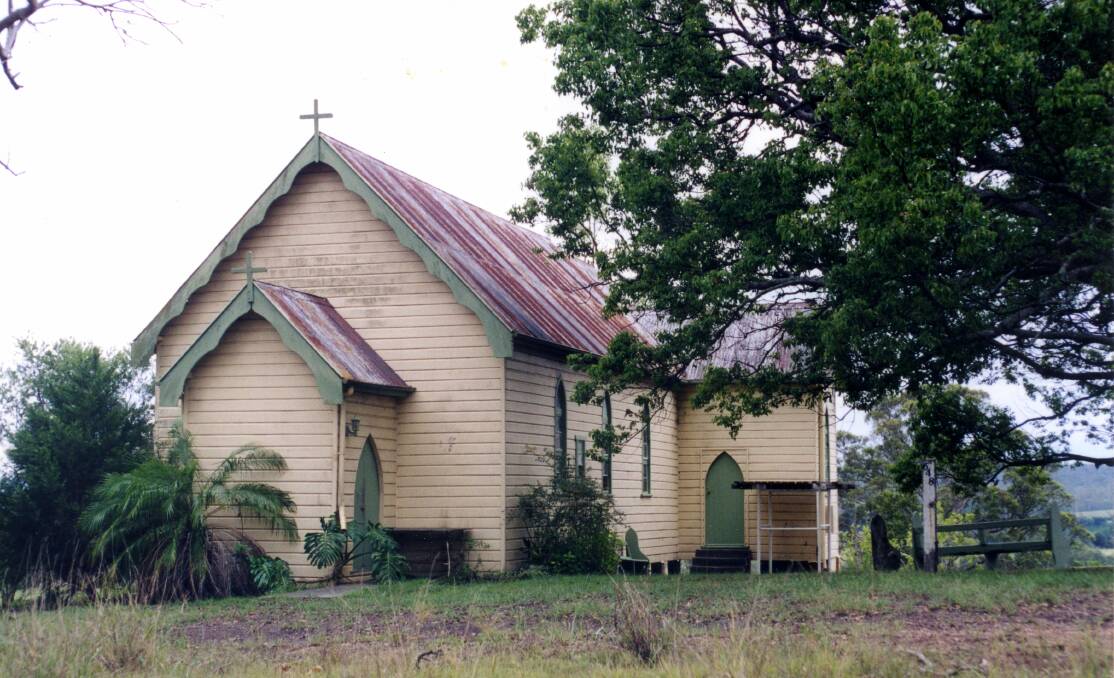 Pictured in 2009, The Church of the Sacred Heart in Sherwood has been part of the community for more than 100 years. Picture supplied by Billie Crawford collection, Macleay River Historical Society 