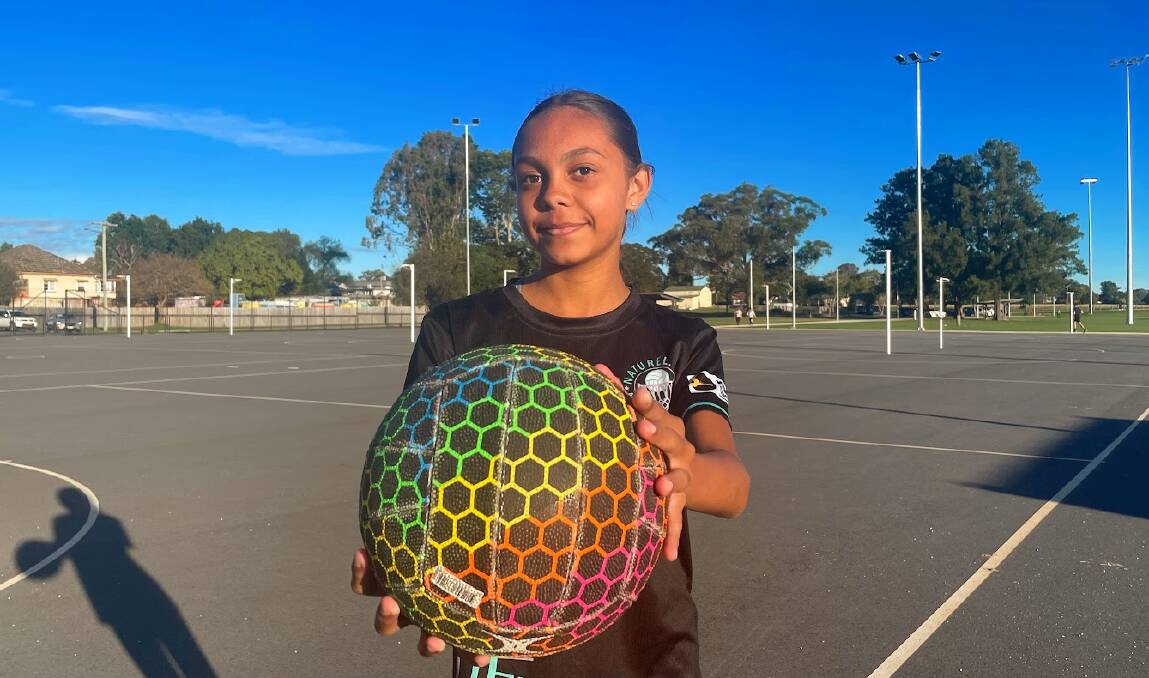 Dunghutti netballer Kimeel Walker has been selected to play for the Australian Budgies Indigenous schoolgirls netball team at the upcoming International Netball Festival. Picture by Emily Walker