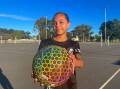 Dunghutti netballer Kimeel Walker has been selected to play for the Australian Budgies Indigenous schoolgirls netball team at the upcoming International Netball Festival. Picture by Emily Walker
