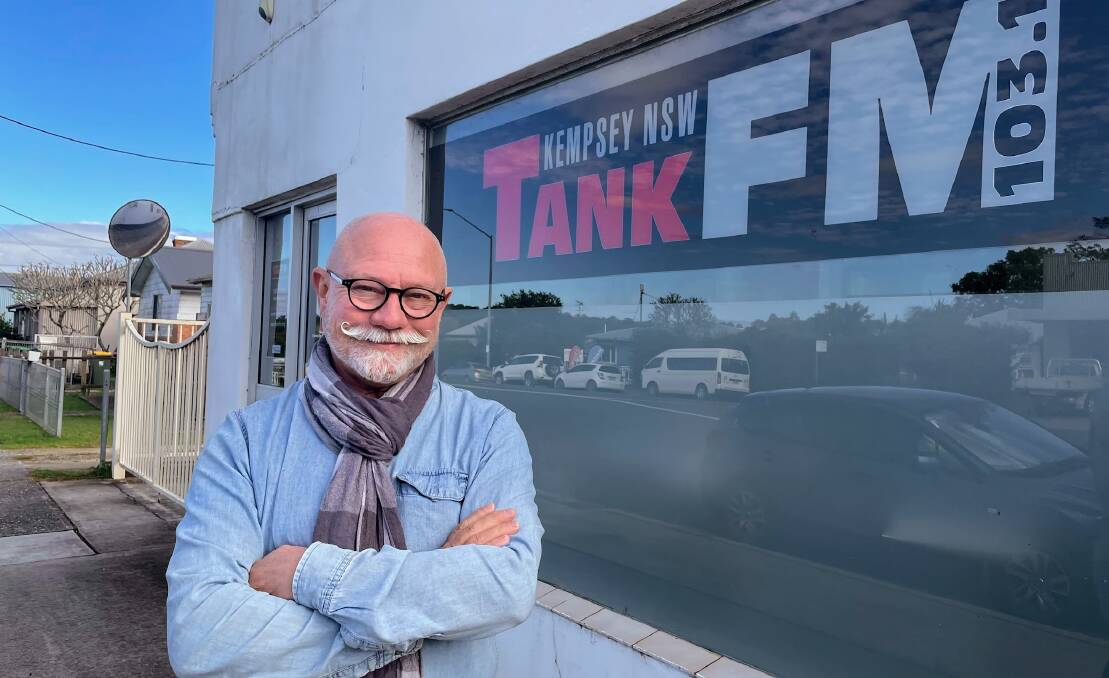 A new location and new vision: Tank FM's president Chris King has high hopes for the local radio station after it's move from Elbow Street. Picture by Emily Walker