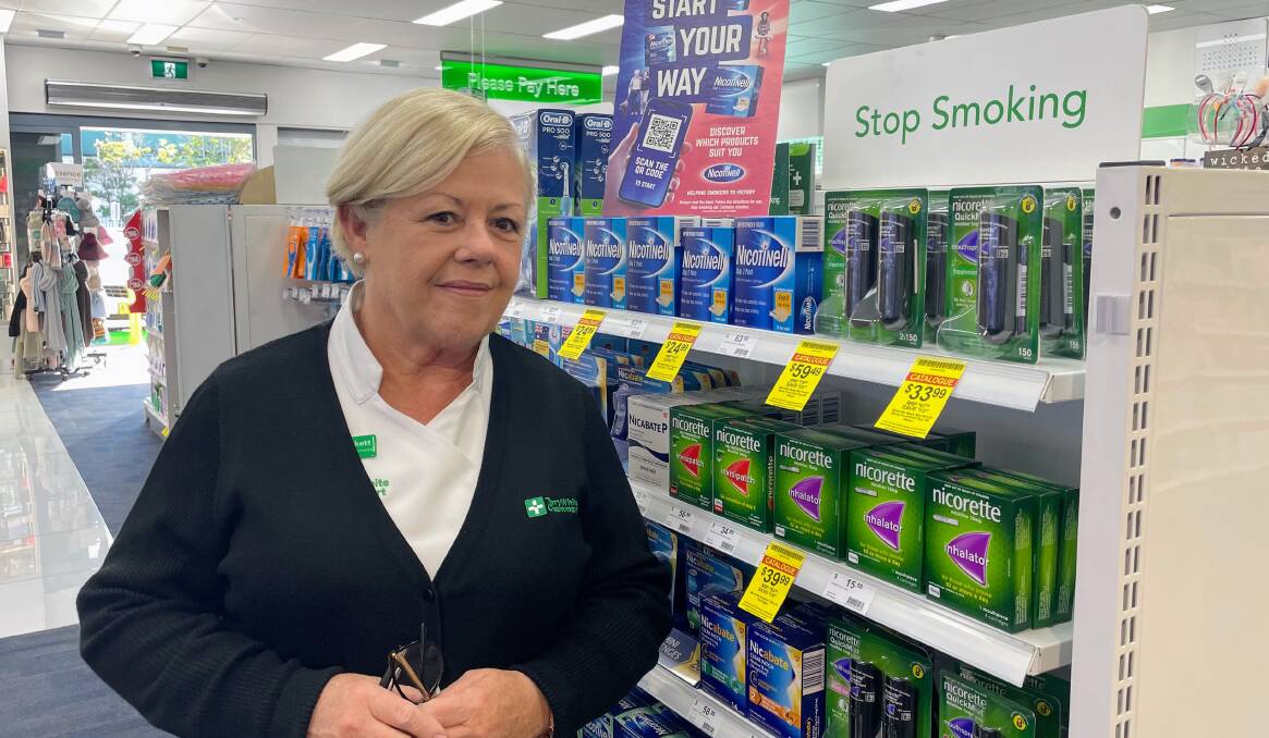 Port Macquarie pharmacist Judy Plunkett shared her thoughts on the new vaping reforms from her TerryWhite Chemmart store. Picture by Emily Walker