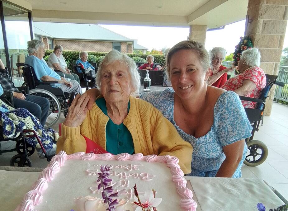 Hazel Budden celebrated her 104th birthday this month surrounded by family and friends at the Macleay Valley House. Picture supplied