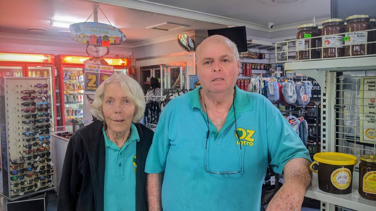 Kevin and Robyn McNaught have run the Gladstone General Store for just over 17 years. Picture by Emily Walker