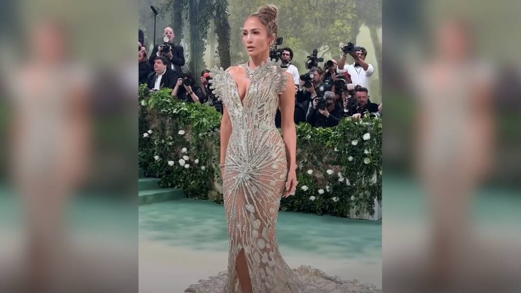 Fragile red carpet fashion at 'The Garden of Time' Met Gala 2024 The