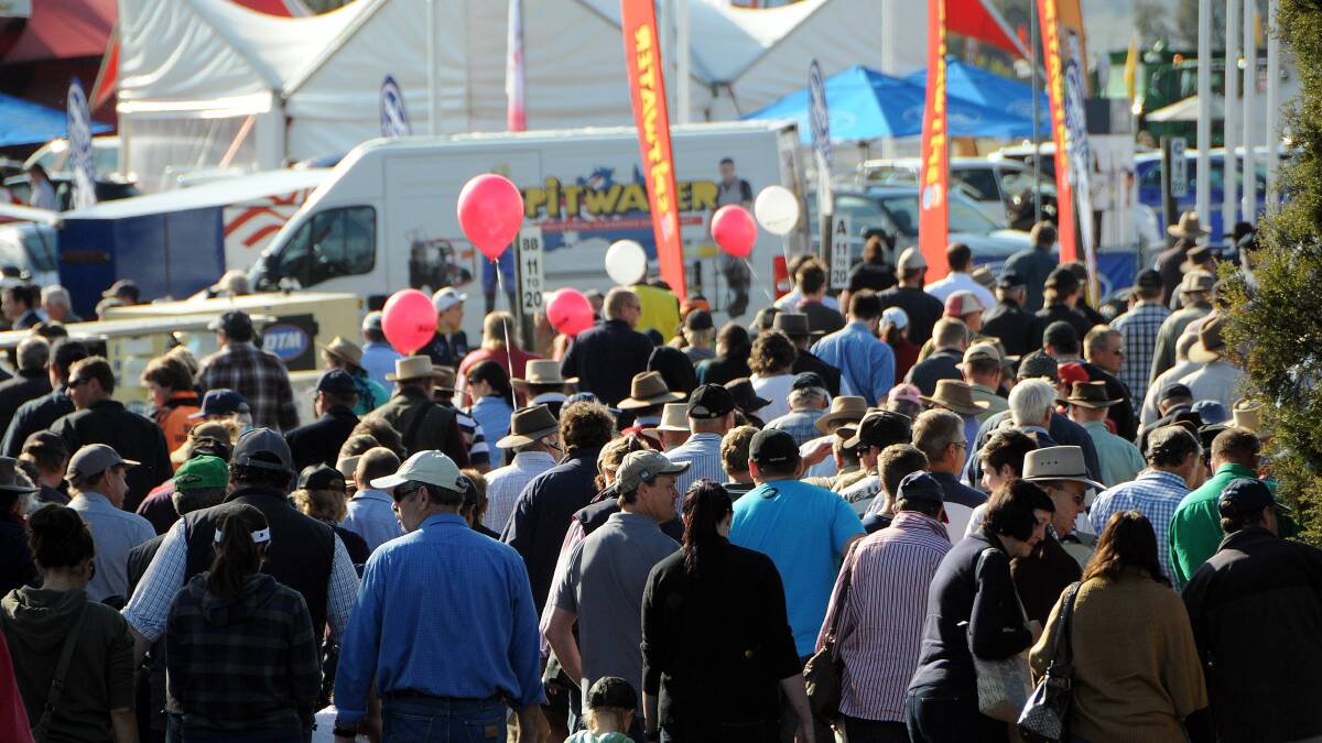 Thousands of visitors attend AON AgQuip annually. File picture