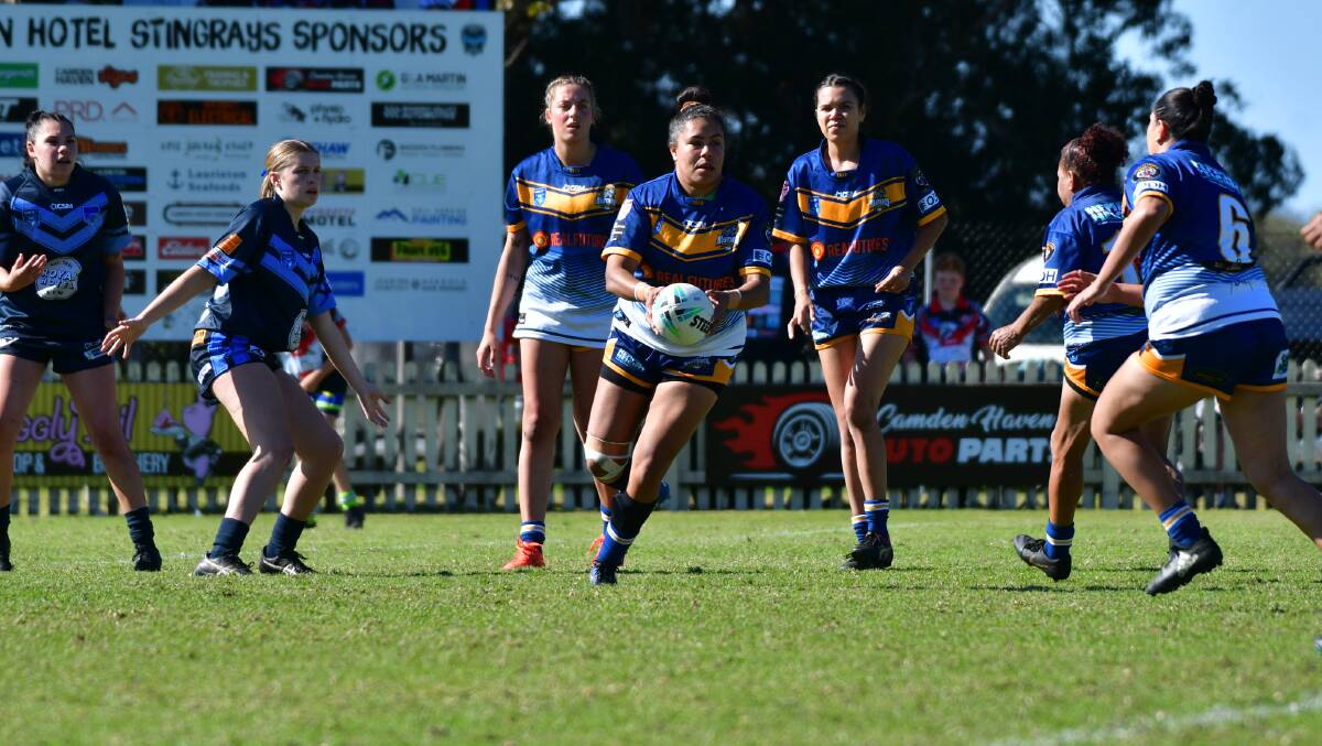 Simone Smith was one of Macleay's best in their 20-6 win over Kendall. Picture by Paul Jobber