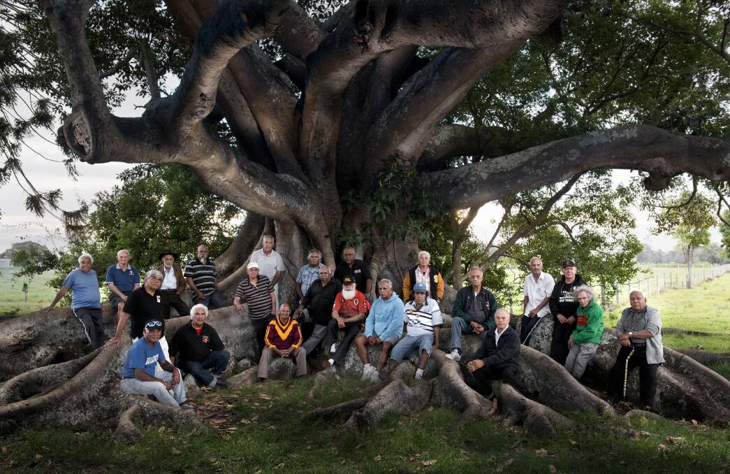 Kinchela Boys Home Survivors, The Punishment Tree, 2015 Picture Peter Solness