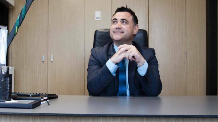 Nationals leader John Barilaro: New cabinet will “ensure every community gets its fair share of the State’s economic success". Photo: Louie Douvis
