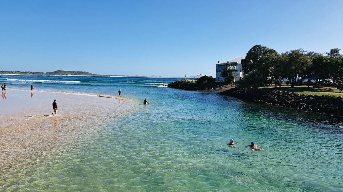 Crescent Head looked beautiful and the water was warm over the weekend of January 21-22. Picture by Ruby Pascoe