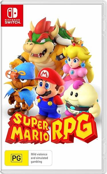 Games on sale include Super Mario RPG. Picture by Amazon