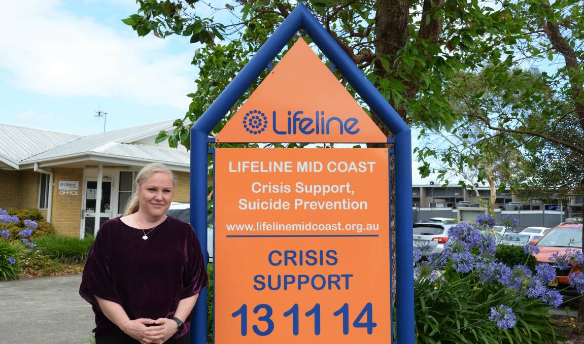 Lifeline Mid Coast suicide prevention and postvention manager Kelly Saidey. Picture by Ruby Pascoe