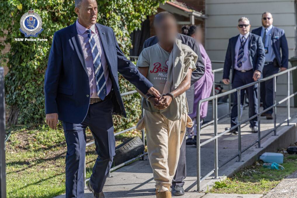 A 48-year-old man was charged with murder at Campbelltown Police Station on May 17. Picture supplied by NSW Police Force