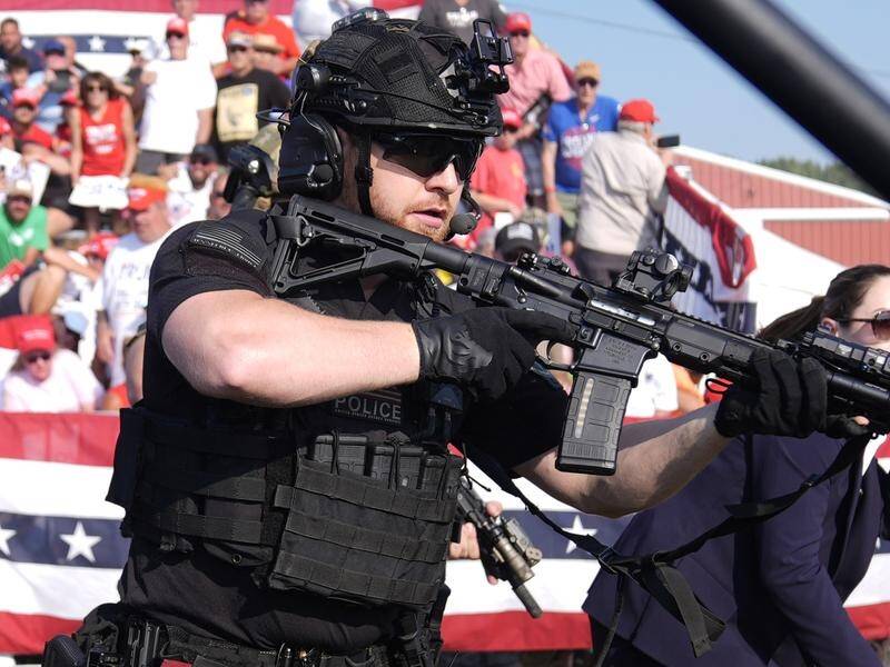 Possible security lapses are under scrutiny after the shooting attack at a Trump rally. (AP PHOTO)