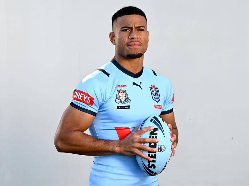 NSW's Stephen Crichton is ready to enjoy another special rugby league night at Suncorp Stadium. (Bianca De Marchi/AAP PHOTOS)