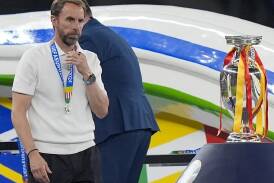 England manager Gareth Southgate came oh so close to breaking the nation's long trophy drought. (AP PHOTO)
