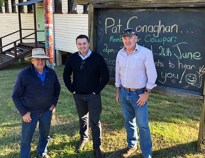 Pat Conaghan will be out and about over the next few weeks to chat with locals about any concerns or issues they are facing. Photo: Supplied 