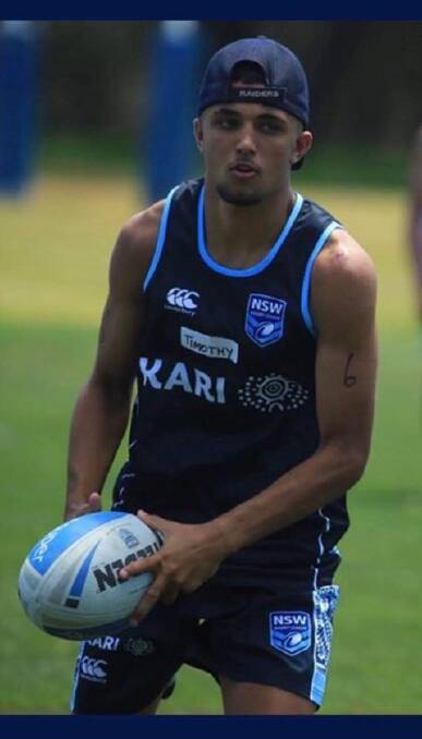 Kempsey's Timothy Bull will take to the field for the NSW Indigenous Under-16s side tomorrow.