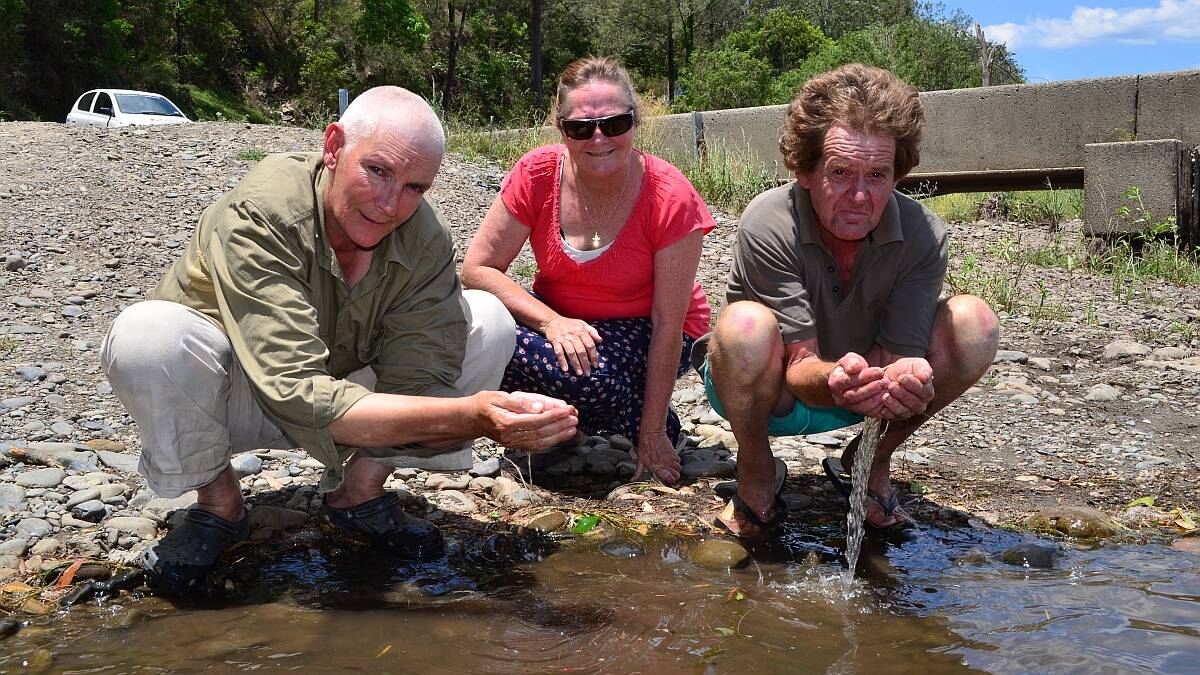 Arthur Bain, Dianne Nolan and Gary Kneebone are passionate about the Macleay River